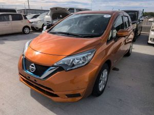 NISSAN NOTE 2017 CORONA ORANGE